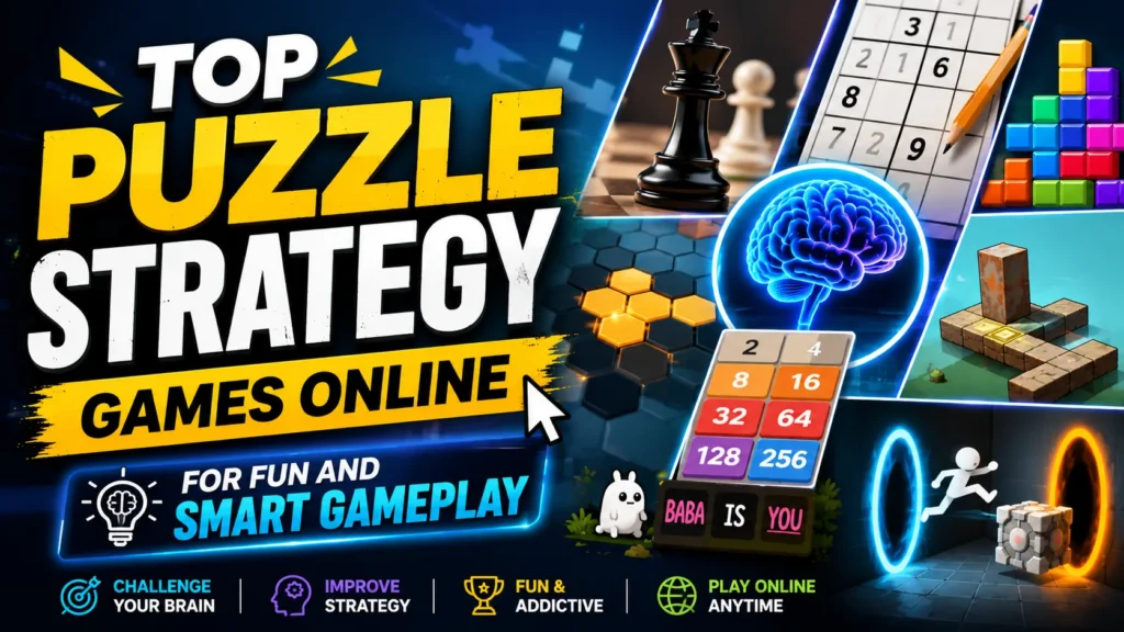 Top Puzzle Strategy Games Online for Fun and Smart Gameplay