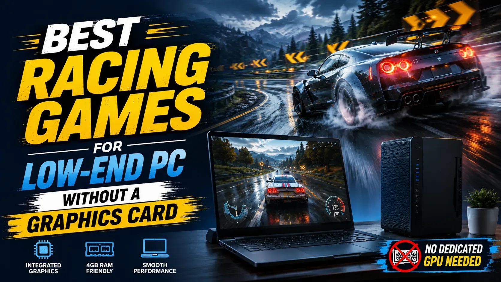 Best Racing Games for Low-End PC Without a Graphics Card