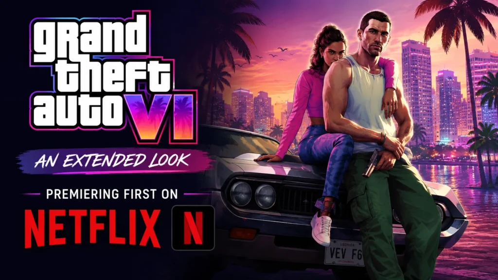 GTA 6 Extended Look Arrives August 27, Coming First to Netflix