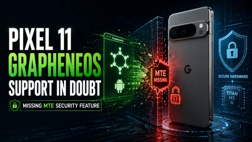 Google Pixel 11 May Miss GrapheneOS Support After Major Security Feature Is Reportedly Dropped