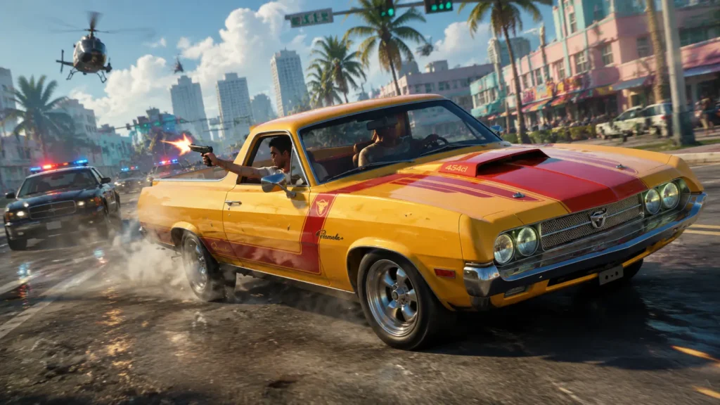 Leaked GTA 6 Shows Off Chaotic Street Action in a Knockoff Ranchero