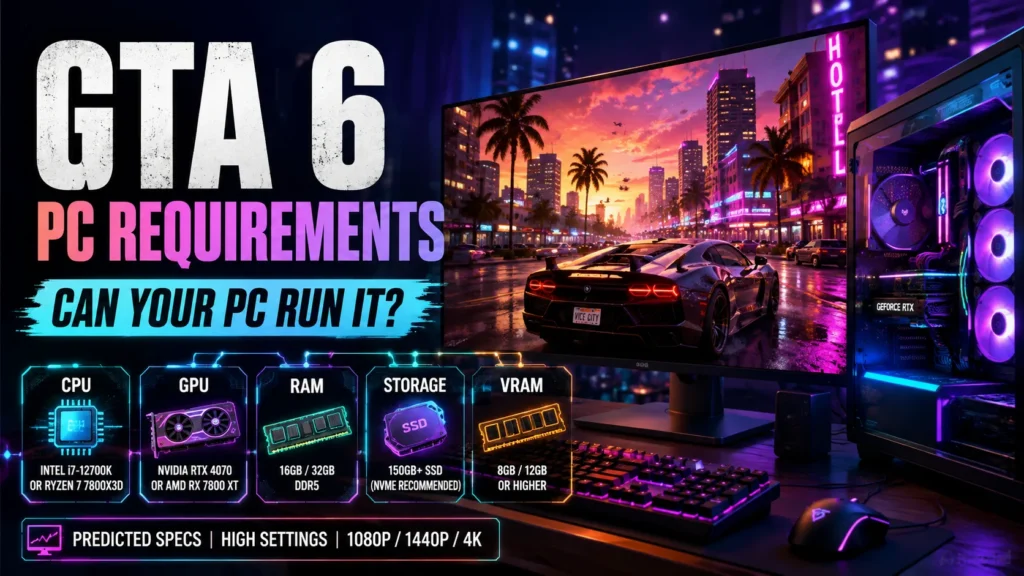 GTA 6 System Requirements Can Your PC Run It