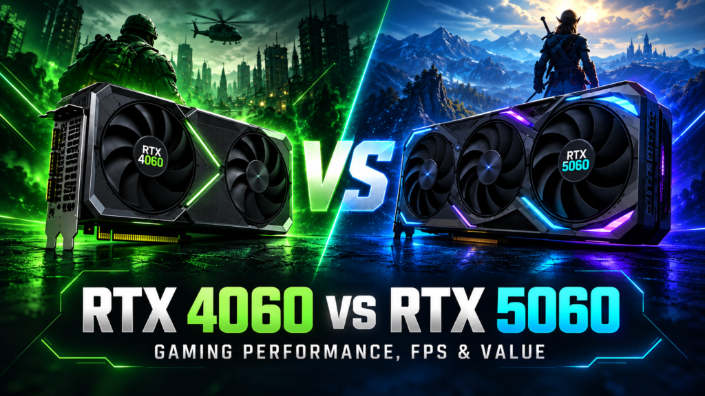 RTX 4060 vs RTX 5060 Gaming Performance, FPS and Value Compared