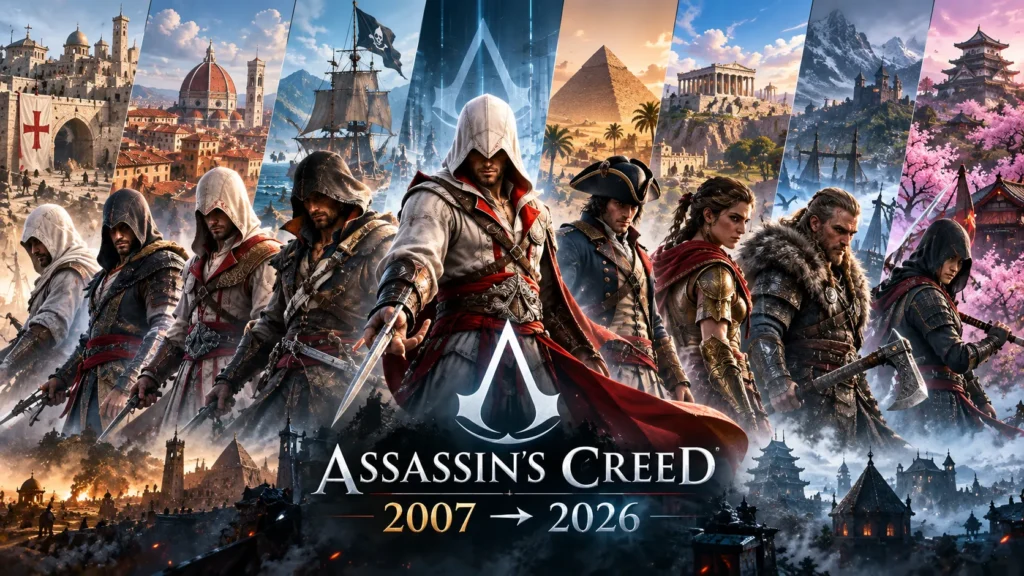 Assassin’s Creed Game Series All Games in Order (2007–2026)