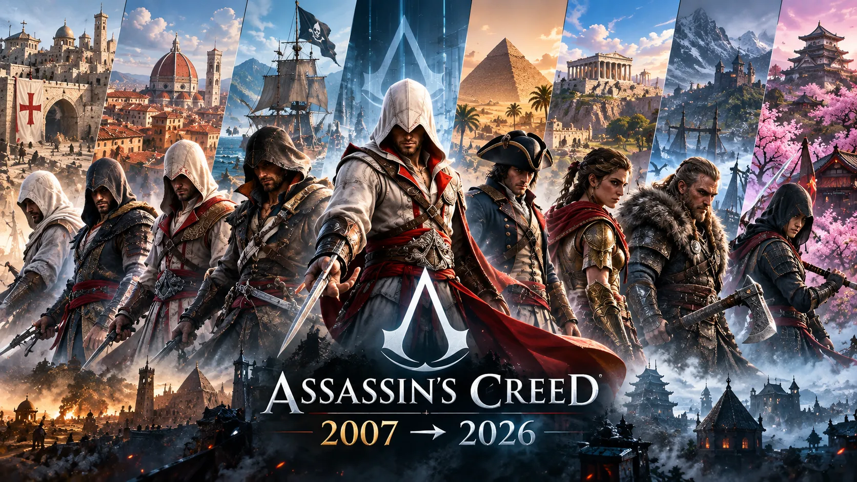 Assassin’s Creed Game Series All Games in Order (2007–2026)